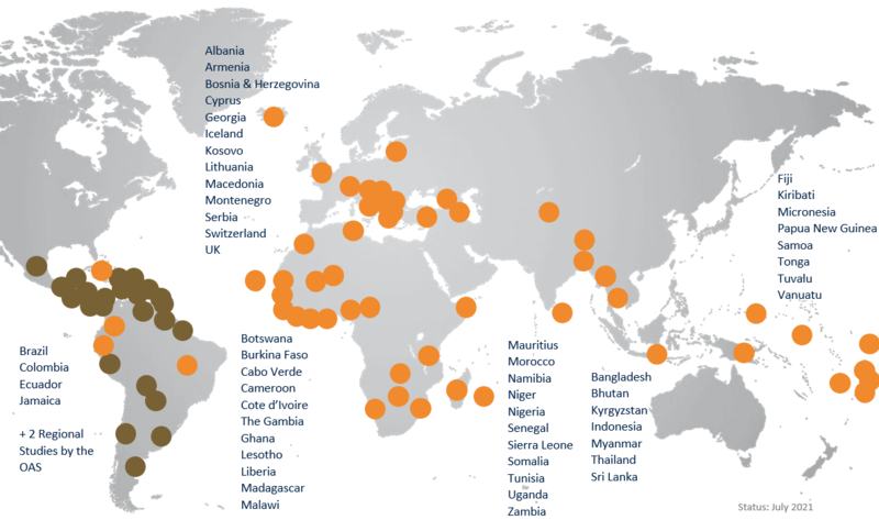 Mapping of CMM Reviews all over the World Mapping of CMM Reviews all over the World